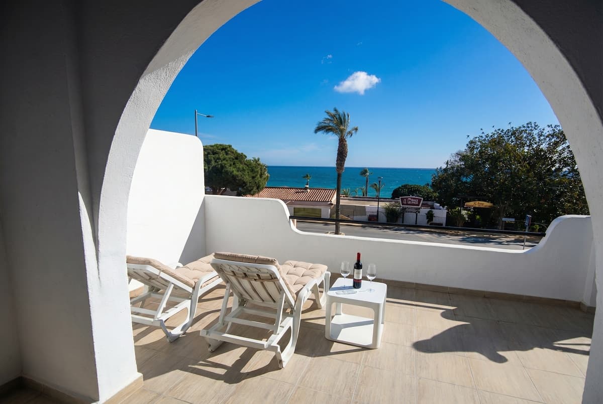 Vistas al mar desde la terraza